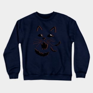 Haunted Cat Crewneck Sweatshirt